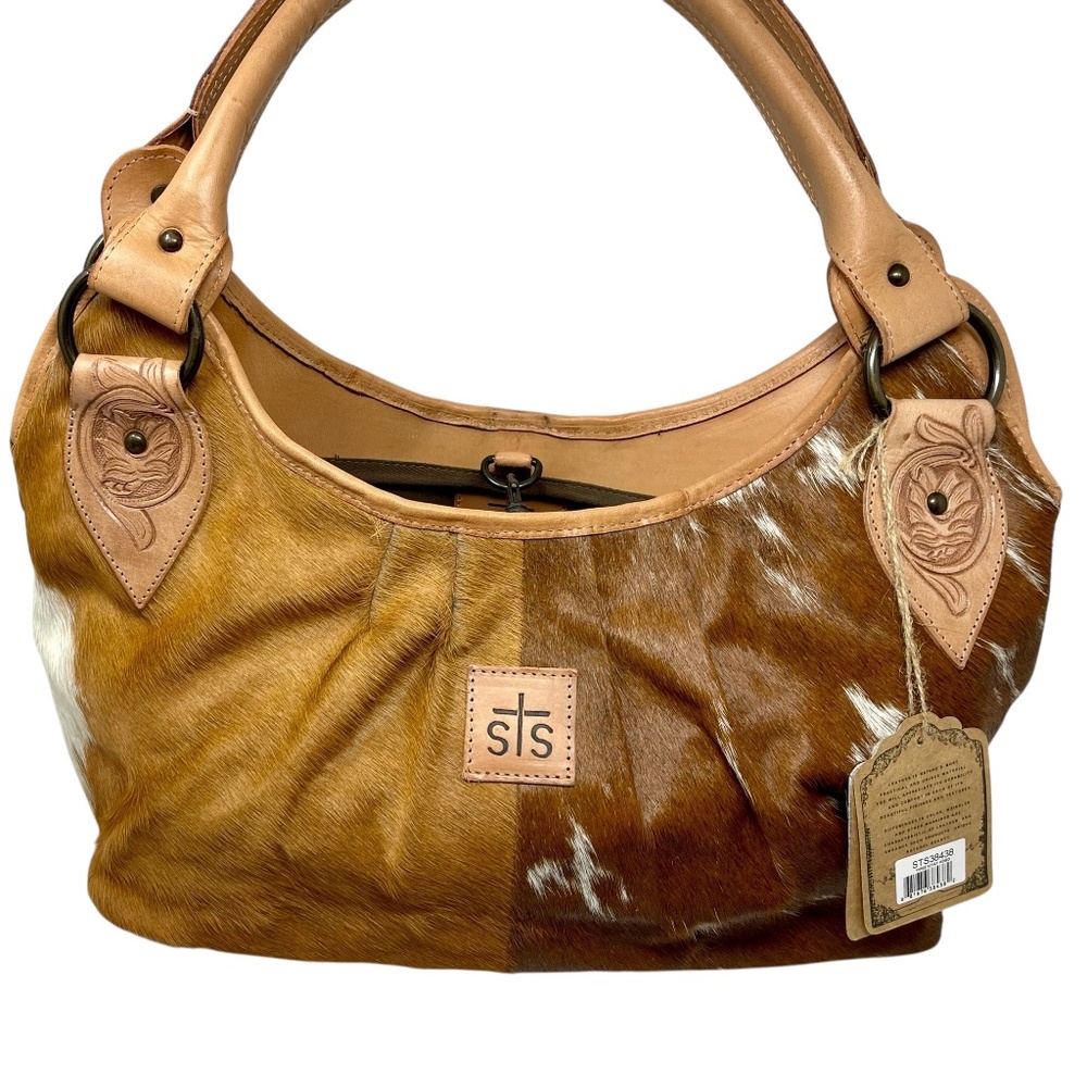 NWT - Yipee Kiyay Cowhide Hobo by STS